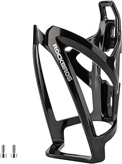 ROCKBROS Bike Water Bottle Holder Ultra-Light Bicycle Bottle Cages with Screws Tool, Universal Bike Cup Holder Rack for Road MTB Bikes…