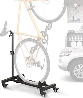 Sttoraboks Vertical Bike Stand, Freestanding Bike Rack Garage Storage Upright Bicycle Floor Stand Indoor Bike Holder with Adjustable Height...